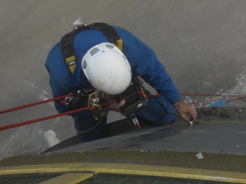 UT inspection column Rope Access Group