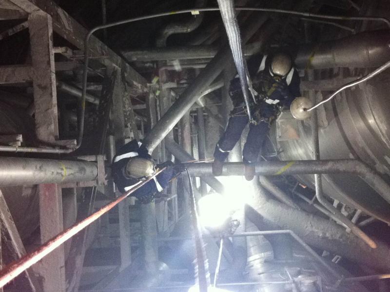 Rope access NDT & welding Rope Access Group